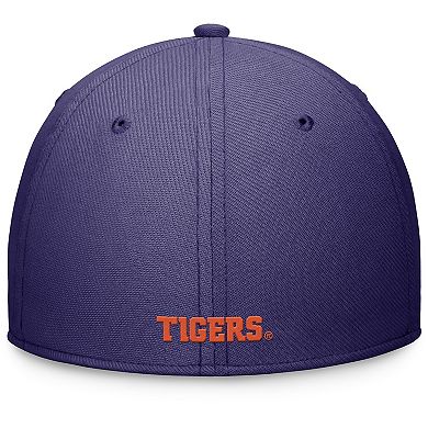 Men's Nike Purple/Orange Clemson Tigers Rise Swoosh Flex Hat