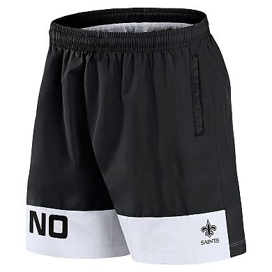 Men's Fanatics Black New Orleans Saints Elements Shorts