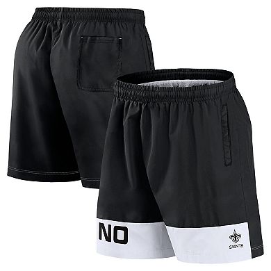 Men's Fanatics Black New Orleans Saints Elements Shorts