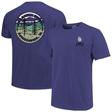 Unisex Purple James Madison Dukes Scenic Comfort Colors T-Shirt