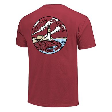 Unisex Maroon Boston College Eagles Scenic Comfort Colors T-Shirt