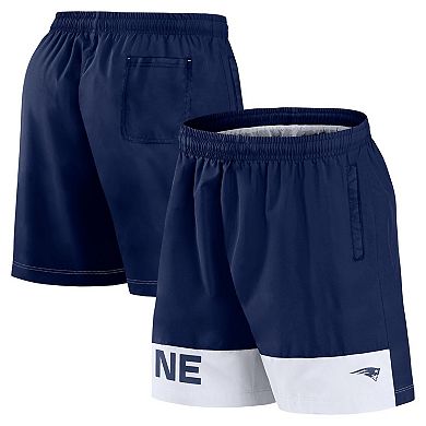 Men's Fanatics Navy New England Patriots Elements Shorts