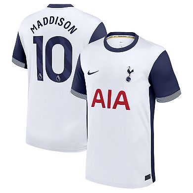 Men's Nike James Maddison White Tottenham Hotspur 2024/25 Home Replica Player Jersey
