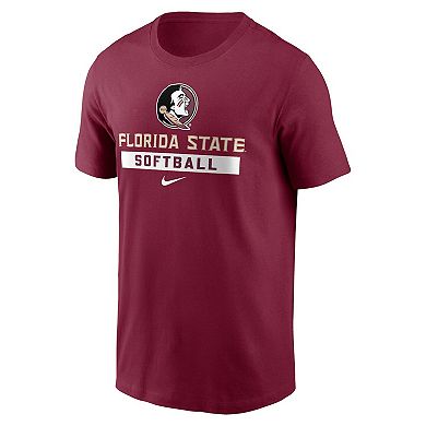 Men's Nike Garnet Florida State Seminoles Softball T-Shirt