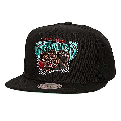 Men's Mitchell & Ness Black Memphis Grizzlies Shattered Snapback Hat