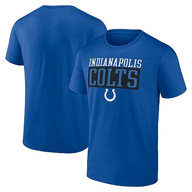 Men's Fanatics Royal Indianapolis Colts Head to Beat T-Shirt