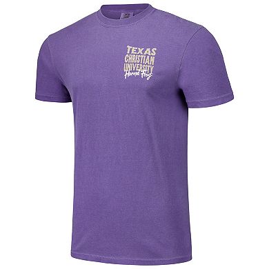 Unisex Purple TCU Horned Frogs Hyper Local Welcome to Campus T-Shirt