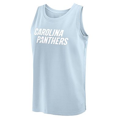 Men's Fanatics Light Blue Carolina Panthers Elements Tank Top