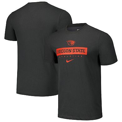 Men's Nike Anthracite Oregon State Beavers 2024 Sideline Performance T-Shirt