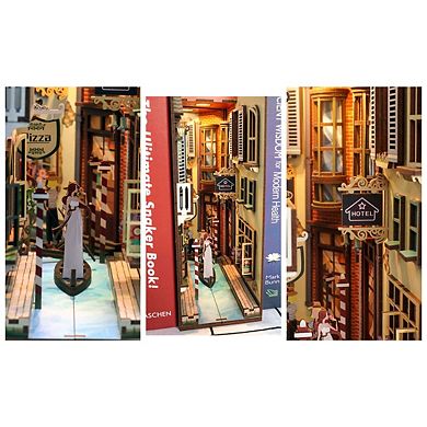 Diy 3d Book Nook Kit Travel In Venice 127pcs