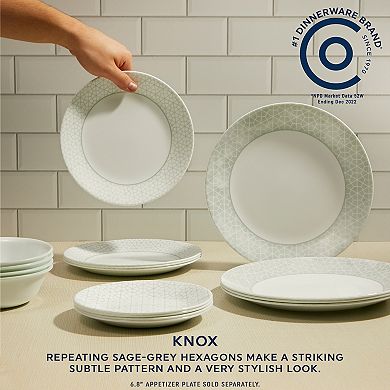 Corelle Vitrelle Signature Knox 12-piece Dinnerware Set