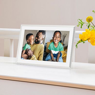 Aura Frames Carver Mat Clay Digital Photo Frame