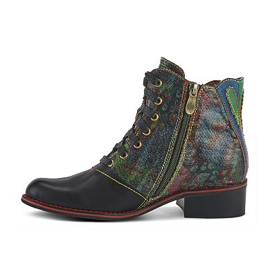 L'Artiste By Spring Step Benatar Women's Leather Ankle Boots