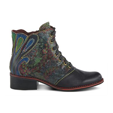 L'Artiste By Spring Step Benatar Women's Leather Ankle Boots