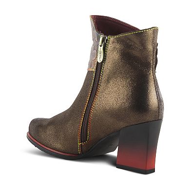 L'Artiste By Spring Step Zinna Leather Ankle Boots