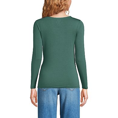 Women's Lands' End Tie-Front Top