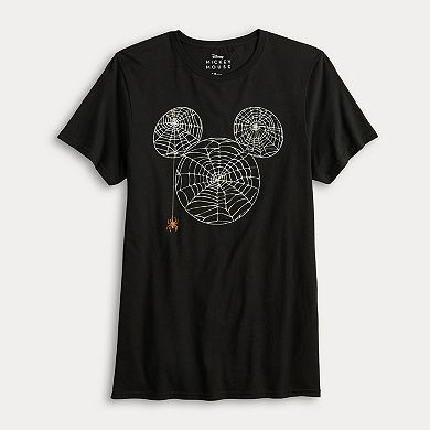 Disney's Mickey Mouse Men's Spider Web Graphic Tee 