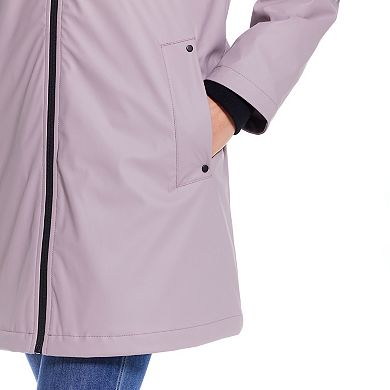 Women's Weathercast Water-Resistant Hooded Rain Jacket