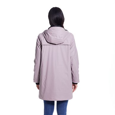 Women's Weathercast Water-Resistant Hooded Rain Jacket