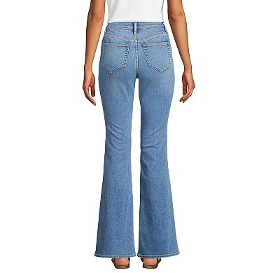 Women's Lands' End Recover Denim HR Skinny Flare Jeans