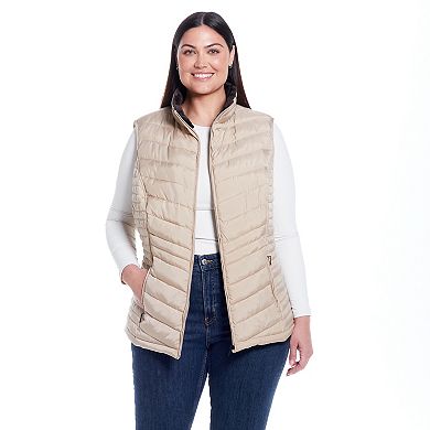 Plus Size Weathercast Plush Lined Vest