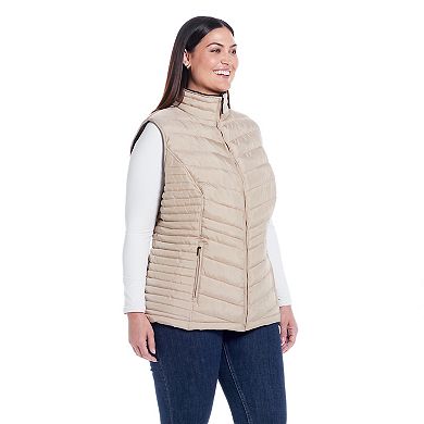 Plus Size Weathercast Plush Lined Vest