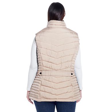 Plus Size Weathercast Plush Lined Vest