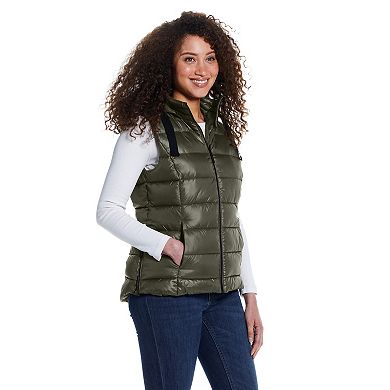 Women's Weathercast Hooded Puffer Vest