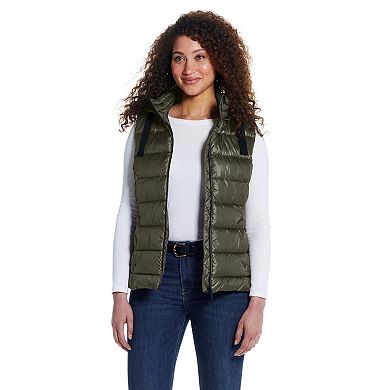 Women's Weathercast Hooded Puffer Vest