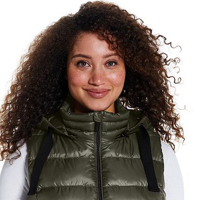 Women's Weathercast Hooded Puffer Vest