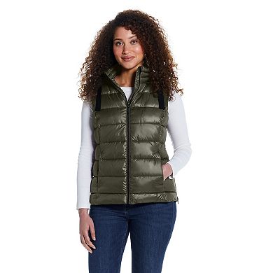 Women's Weathercast Hooded Puffer Vest