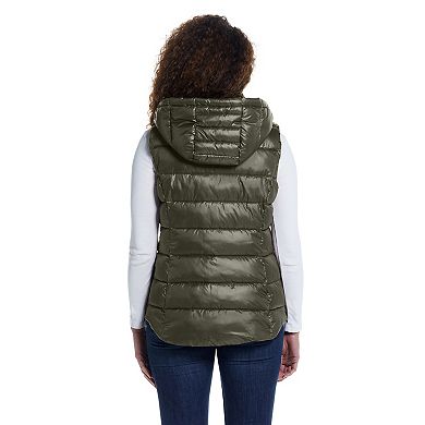 Women's Weathercast Hooded Puffer Vest