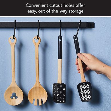 Disney Home Disney's Mickey Mouse Monochrome Kitchen Tools 4-Piece Set