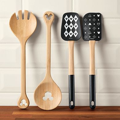 Disney Home Disney's Mickey Mouse Monochrome Kitchen Tools 4-Piece Set