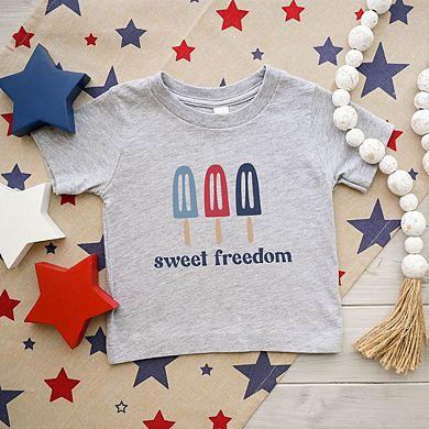 Sweet Freedom Popsicles Youth Short Sleeve Graphic Tee