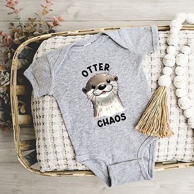 Otter Chaos Baby Bodysuit