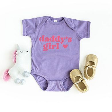 Daddy's Girl Heart Baby Bodysuit