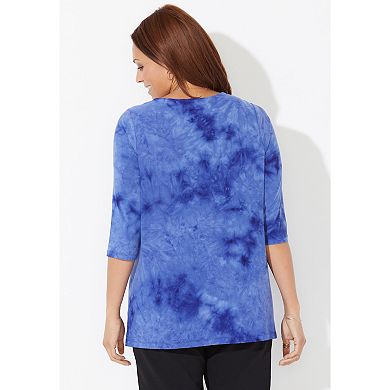 Catherines Women's Plus Size Starlight Top