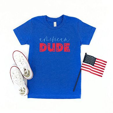 American Dude Pastel Youth Short Sleeve Graphic Tee