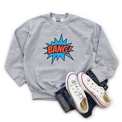Comic Bang Youth Graphic Sweatshirt