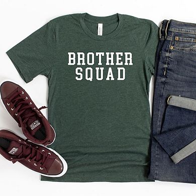 Brother Squad Toddler Short Sleeve Graphic Tee