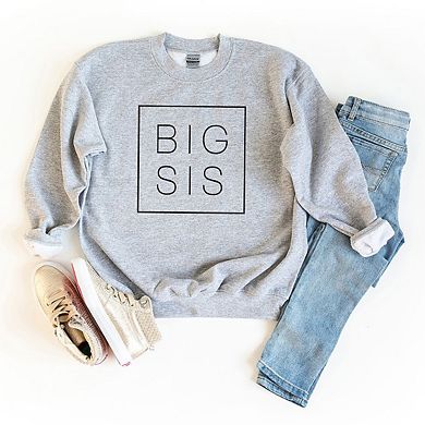 Big Sis Square Youth Graphic Sweatshirt