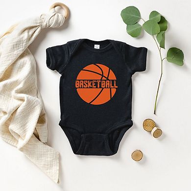 Basketball With Ball Baby Bodysuit