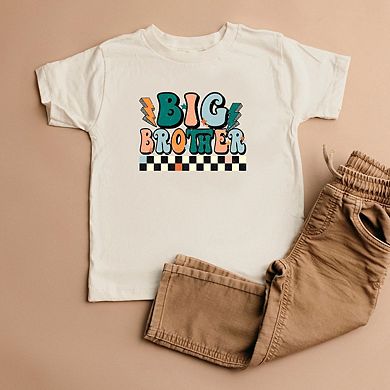 Big Brother Checkered Youth Short Sleeve Graphic Tee