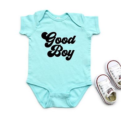 Good Boy Retro Baby Bodysuit