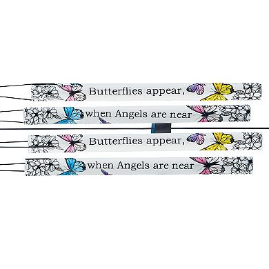 Collections Etc Butterflies Appear When Angels Are Near Wind Chime