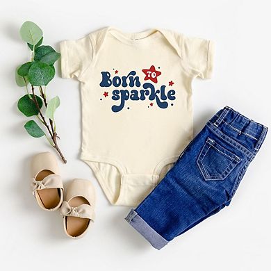 Born To Sparkle Baby Bodysuit