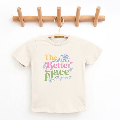 World Is A Better Place Youth Short Sleeve Graphic Tee