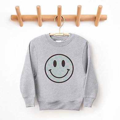 Checker Board Smiley Face Youth Graphic Sweatshirt