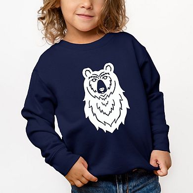 Bear Head Toddler Graphic Sweatshirt